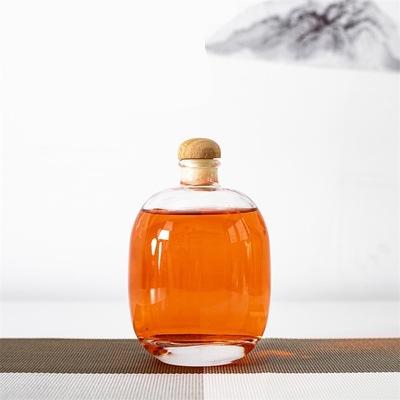 500ml clear wine bottle